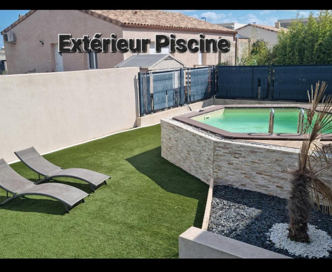 Maison 8 Couchages Clim, Plage A Pied, Petite Piscine Port-la-Nouvelle Ngoại thất bức ảnh